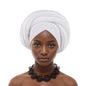 Turban Tressé pour Femme Africaine, Couvre-Chef Brut du Nigeria, Chapeau Musulman de ix, Vêtement de Sauna