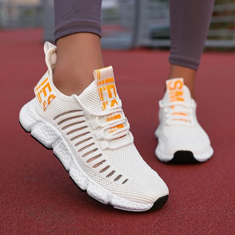 Baskets pour femmes chaussures respirant chaussures de course décontracté marque de luxe chaussures de Sport mode léger basket-ball Tenis plate-forme chaussures