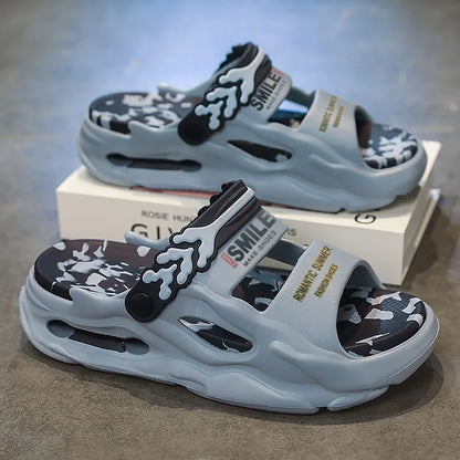 Chaussons pour hommes EVA femmes sandales chaussures à plate-forme confortables antidérapant doux hommes chaussures De plage été Sandalias De Mujer Verano 2025