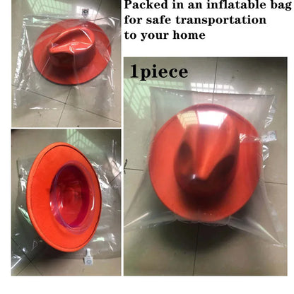 Chapeau Fedora à larges bords pour hommes et femmes, chapeau en feutre ander, chapeau d'église, laine douce, grande taille, DN, britannique, 60cm