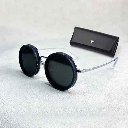 Lunettes de soleil de pêche à gradation réglable à 9 niveaux ND2-400 lunettes de soleil polarisées UV anti UV filtre ND avec ensemble de étuis à lunettes