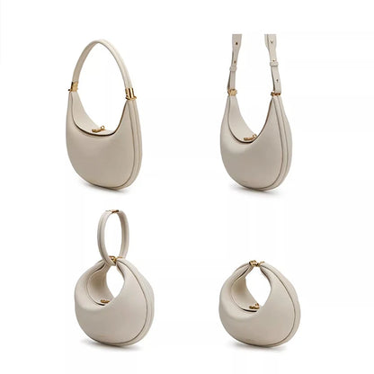 Sac à main en forme de croissant de luxe pour femme, nouvelle série Pine Moon, Hobo, sac à bandoulière polyvalent en cuir, sac à main à la mode, sacs sous les bras