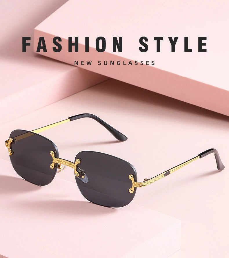 Petites lunettes De soleil en métal Vintage cadre ovale femmes lunettes De soleil hommes marque De luxe Design lunettes De soleil femmes miroir Gafas De Sol UV400