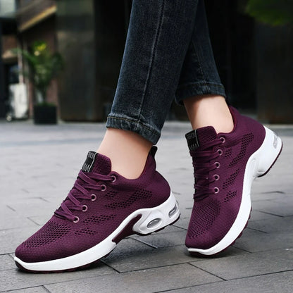 Chaussures pour femmes plate-forme baskets maille chaussures de course en plein air gros léger femmes chaussures décontractées de luxe blanc chaussure vulcanisée