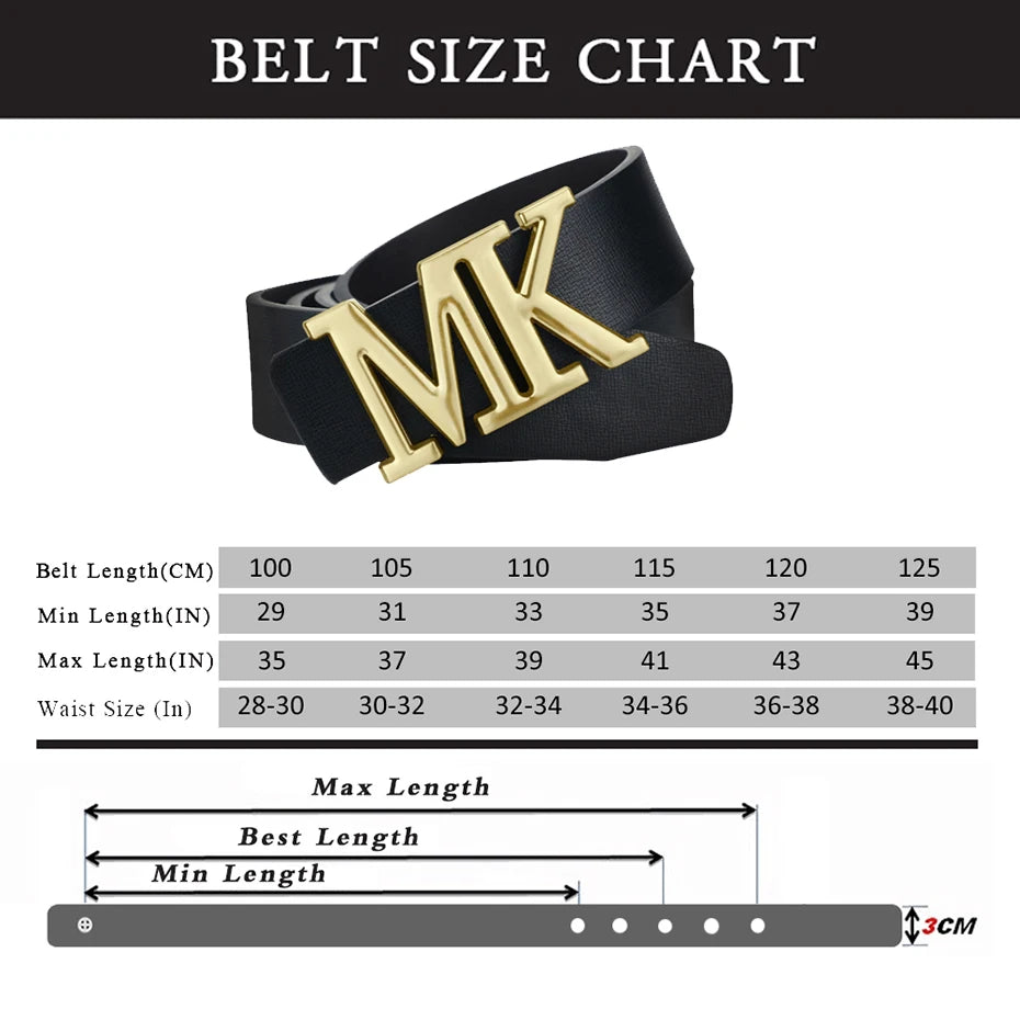 Maikun Ceinture réversible en cuir PU pour homme avec boucle noire rotative pour la Saint-Valentin