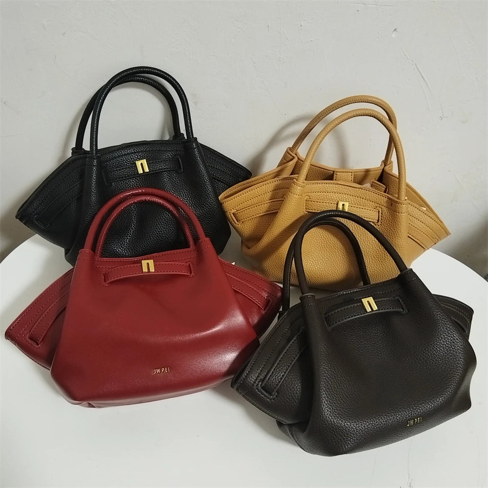 JW PEI 2025New femmes toile marron bandoulière sac à bandoulière Mini cuir végétalien sac fourre-tout sac à main boulette sac en cuir de haute qualité