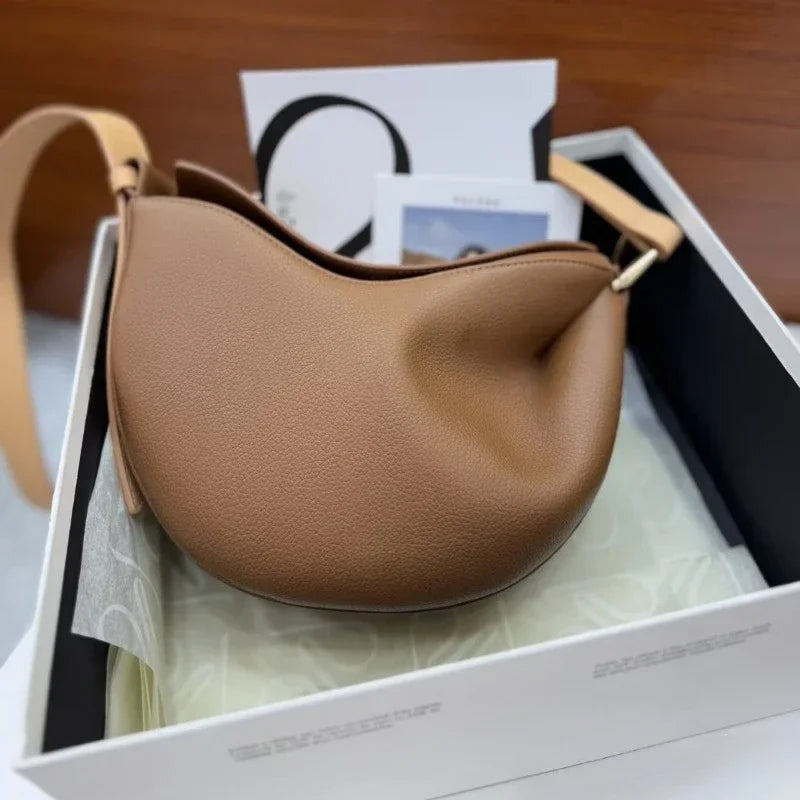 Sac à pois français populaire pour femmes, nouveau petit Design sous les bras, sac à bandoulière simple en cuir pour femmes, 2025