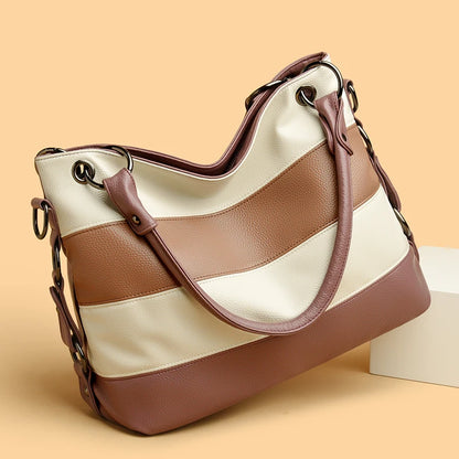 Trois couches de luxe fourre-tout décontracté femmes Sac de haute qualité en cuir Pu dames sacs à main pour femmes grand épaule sacs à bandoulière Sac nouveau