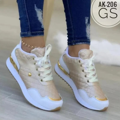 2025 femmes maille baskets Patchwork à lacets chaussures plates pour femmes léger femme chaussures classique polyvalent Zapatillas De Mujer