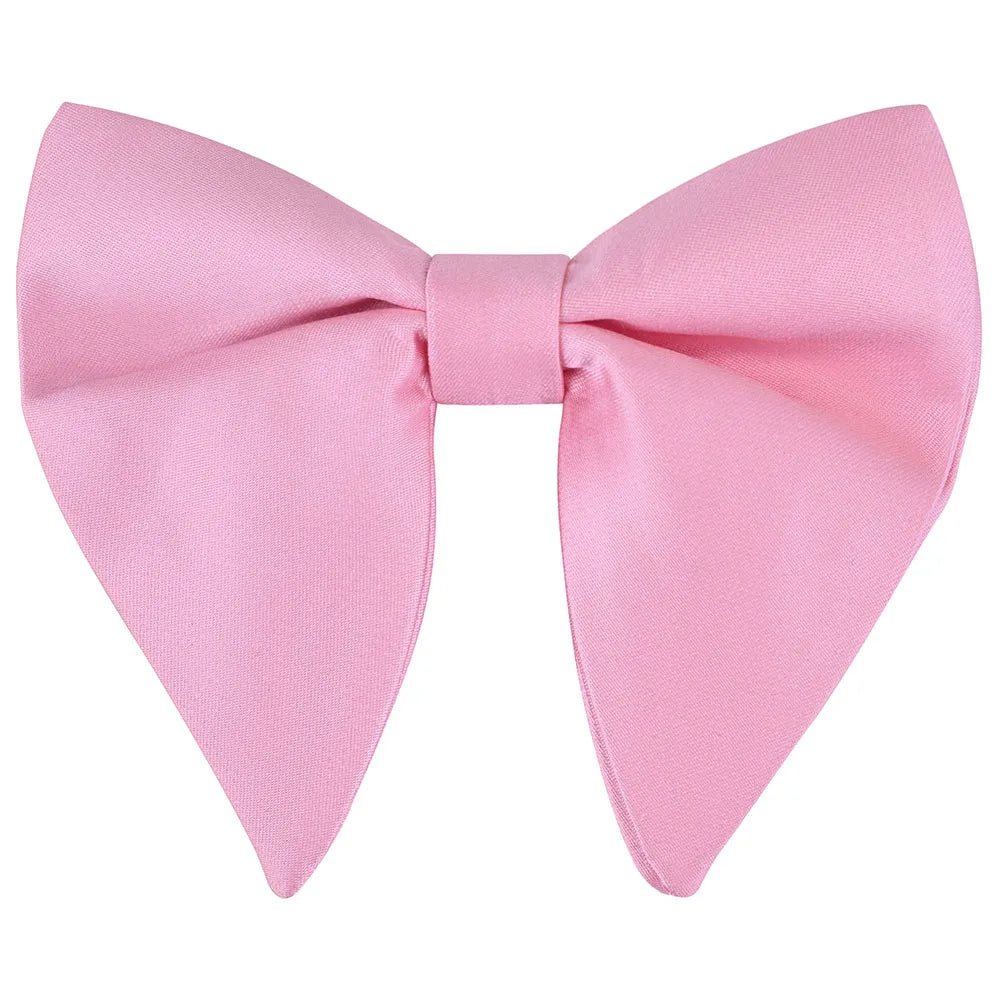 GUSLESON mode rose Champagne bleu solide noeud papillon pour hommes classique grand noeud papillon pour fête de mariage nœud papillon adulte hommes cravate