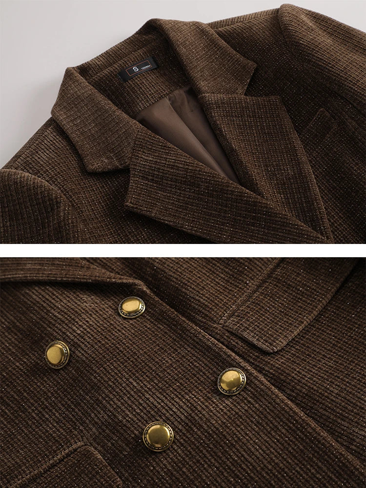 Hiver rose café noir bureau dames pantalon costume femmes femme affaires vêtements de travail veste Blazer et pantalon formel 2 pièces ensemble