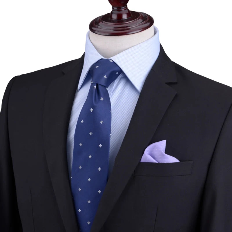 Chemises à col haut à double boucle pour hommes, mode rétro britannique, pur coton, chemises d'affaires minces, chemises de travail