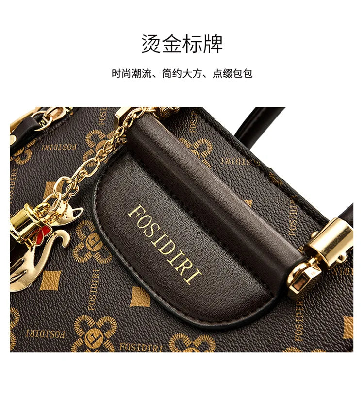 Sac à bandoulière en cuir Pu pour femmes, sacoches polyvalentes de grande capacité, sacs à fermeture éclair