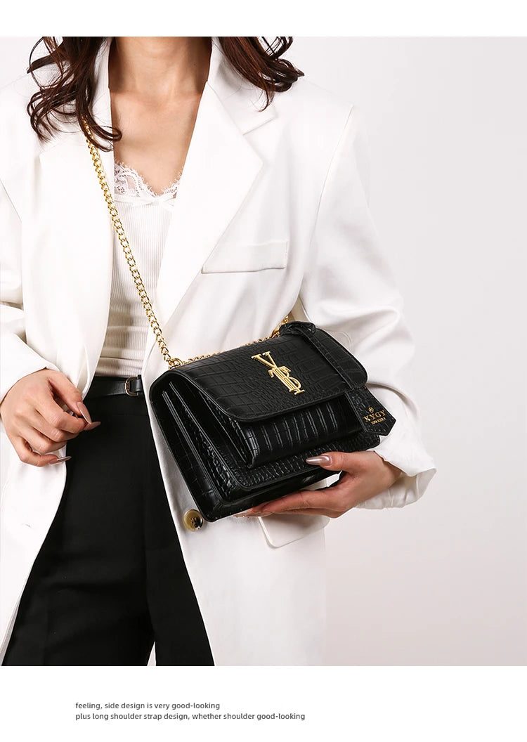 Dames peau de crocodile PU cuir carré sacs à bandoulière sacs à bandoulière сумка sacs pour femme sacs de créateurs de luxe ita sac sacs