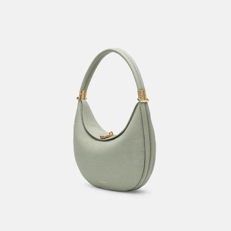 Sac à main en forme de croissant de luxe pour femme, nouvelle série Pine Moon, Hobo, sac à bandoulière polyvalent en cuir, sac à main à la mode, sacs sous les bras
