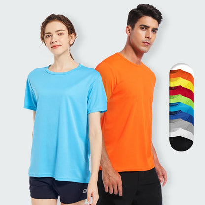 Hommes femmes séchage rapide à manches courtes Sport T-Shirt maillots de gymnastique Fitness chemise formateur course T-Shirt adolescent vêtements de Sport respirants
