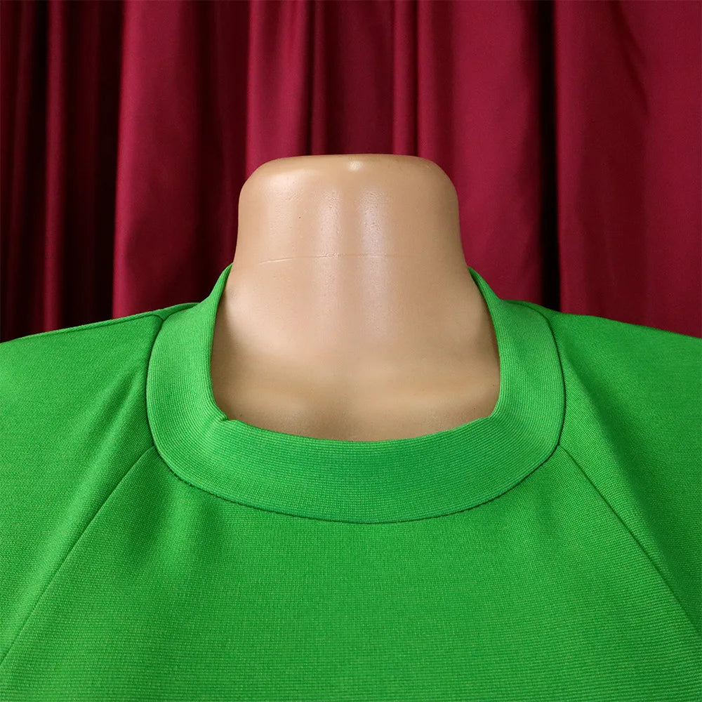 FairyShely-Robe drapée à manches courtes pour femmes, robe de soirée sexy, grande taille, monochromatique, grandes robes à volants pour dames, robe curvy serrée, 2025