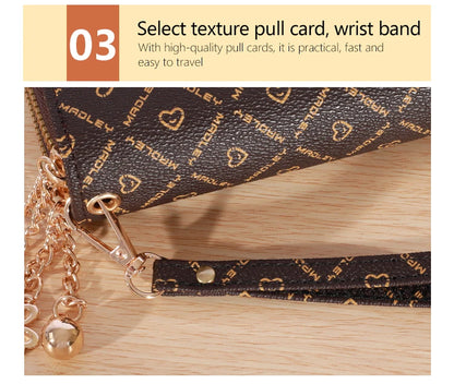 Portefeuille long simple de grande capacité, Sac à fermeture éclair en simili cuir, Sac d'embrayage multifonctionnel décontracté