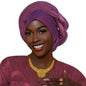 Mode africaine musulmane Turban casquette femmes Autogele couvre-chef dame bandeau Nigeria mariage couvre-chef Turbante Mujer 2025