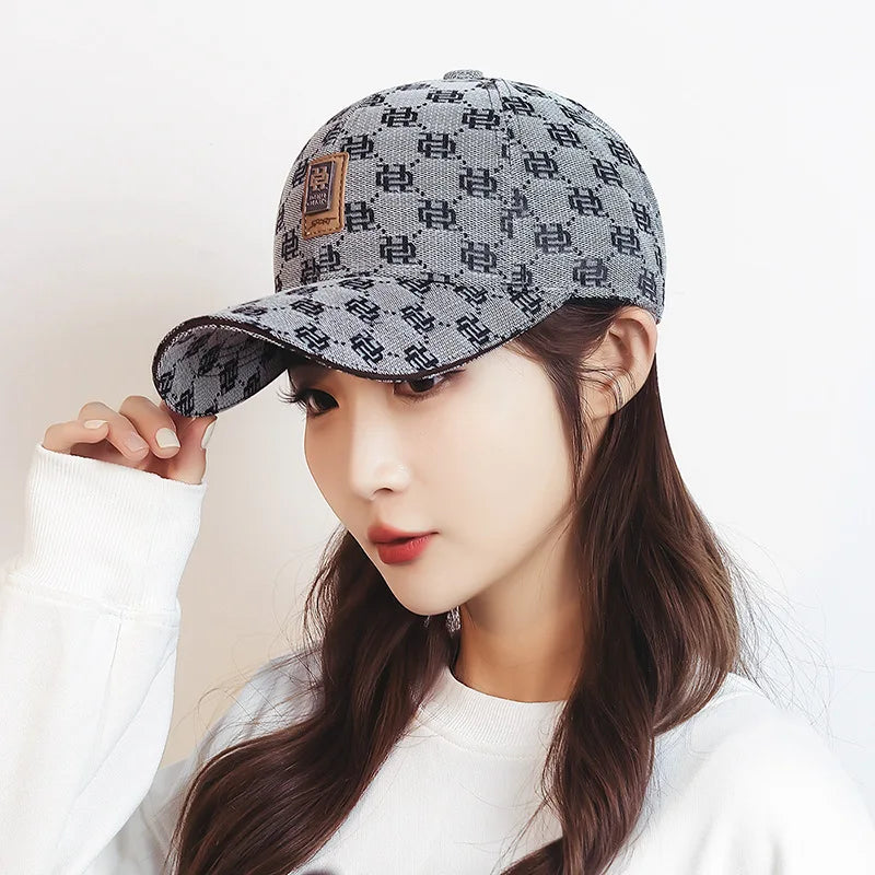 Casquettes de baseball avec étiquette lettre pour hommes et femmes, chapeaux Snapback, vêtements de travail réglables, visière de sport en plein air, couple, mode