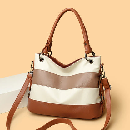 Trois couches de luxe fourre-tout décontracté femmes Sac de haute qualité en cuir Pu dames sacs à main pour femmes grand épaule sacs à bandoulière Sac nouveau