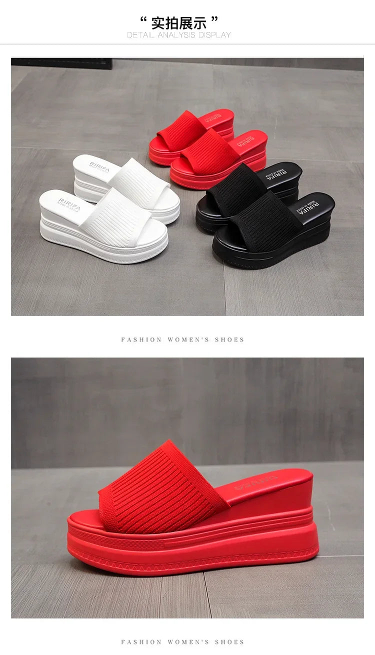 Talon optique compensé pour femmes, pantoufles d'été, sexy, carré, robe Parker, chaussures de soirée, talons hauts, ogo, escarpins décontractés, nouveau