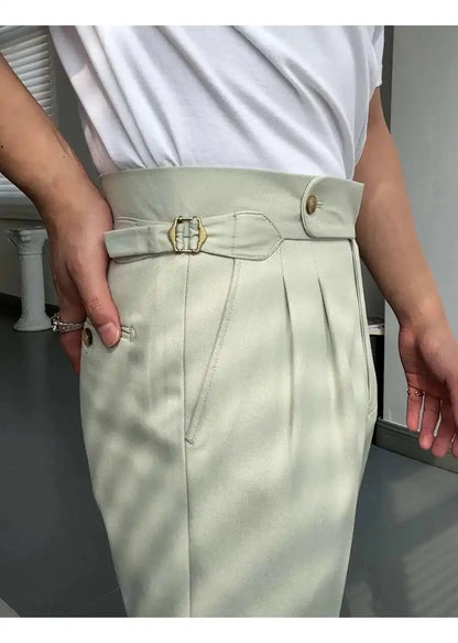 Pantalon de Surintendant d'Affaires pour Homme, Vêtement de Qualité Supérieure, Décontracté, Taille Haute, Jambes Droites, Zones, Printemps, Paris, 2023