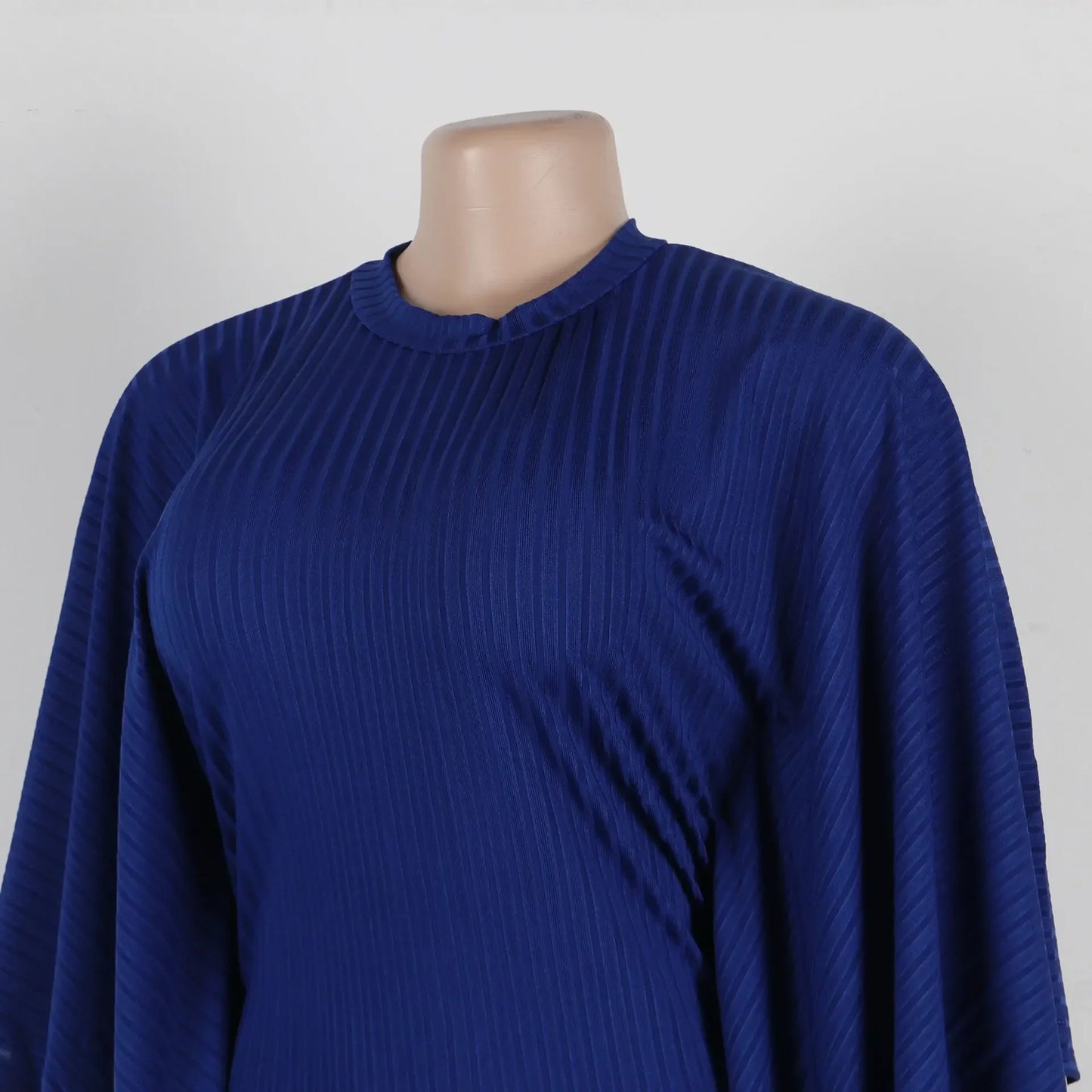 Robe mi-longue à pampilles en polyester à manches 3/4 pour femmes, tenues africaines élégantes, vêtements africains