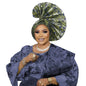 Luxe africain Aso Oke Auto Gele couvre-chef Turban casquette femmes chapeaux nigérian fête de mariage couvre-chef Bonnet tête enveloppement Hijab chapeau
