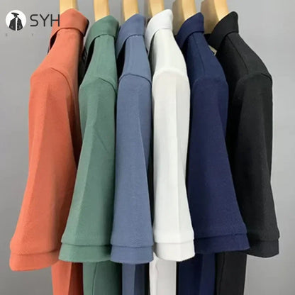 Polo brodé pour homme, haut respirant et confortable, mode décontractée