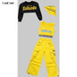 Ensemble de vêtements Hip Hop pour filles, haut court K-pop, pantalon cargo, cardigan de danse de rue pour enfants, streetwear pour enfants, groupe de filles, vêtements de jazz, mode