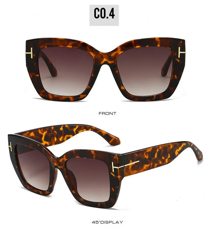 Lunettes de soleil vintage pour hommes et femmes, protection UV, forme carrée, haute qualité, style tendance