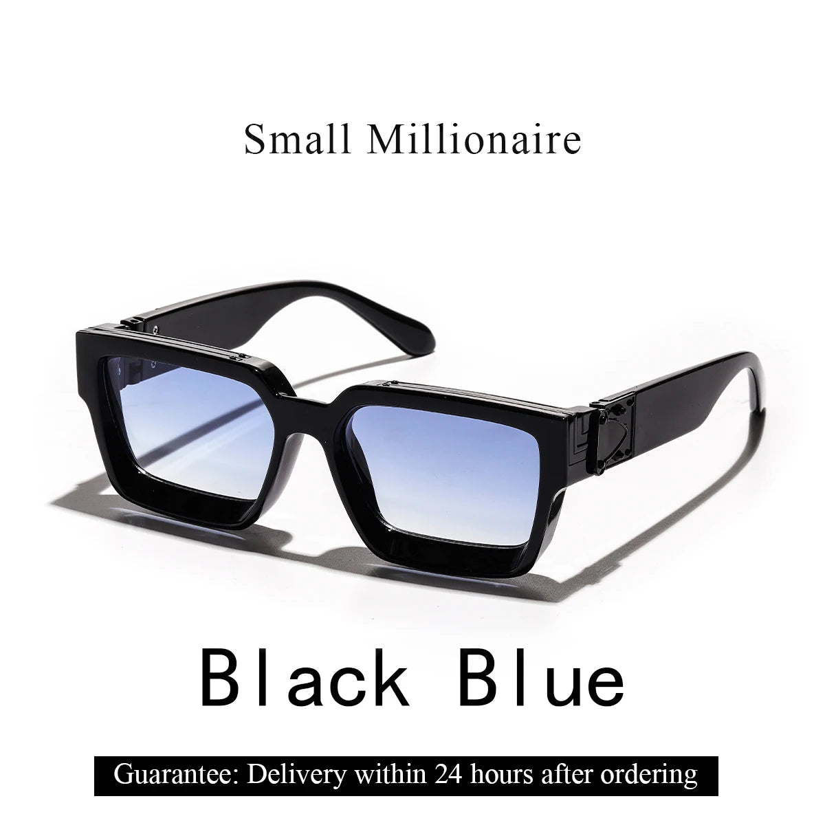 Ruiao rétro noir millionnaire nuances lunettes de soleil de luxe 2025 pour hommes concepteur célèbre marque carré lunettes de soleil homme femmes lunettes de soleil