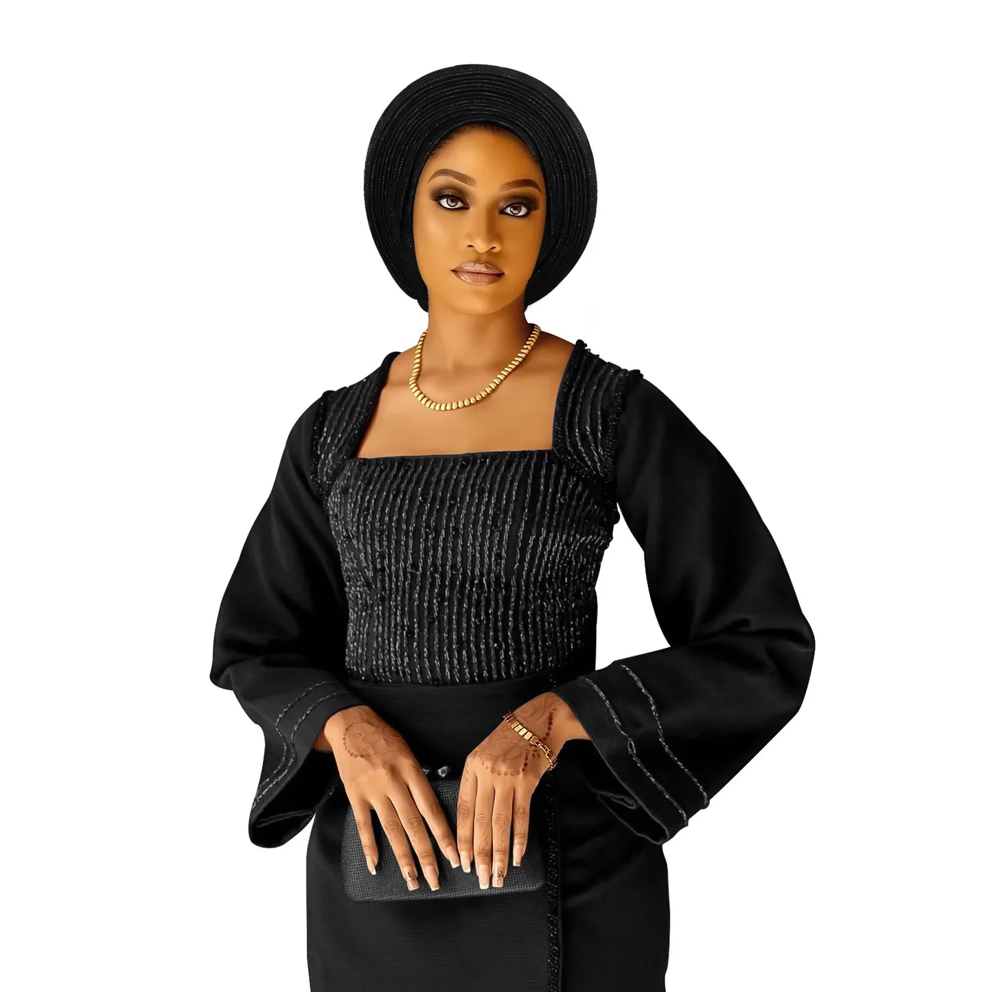 Casquette Turban plissée pour femmes africaines déjà fabriquées Auto Gele femme bandeau Nigeria dame chapeaux chapeau fête de mariage chapeaux