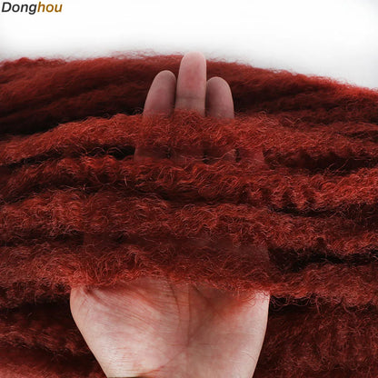 Marley Hair 18 pouces cheveux synthétiques tressés Marley Ombre noir brun blond gris 350 pour cheveux tressés Afro Kinky Marley Twist