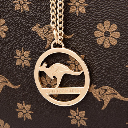 Sacs à bandoulière en cuir College pour femmes, sac à main de luxe pour femmes, sac fourre-tout Messenger, haute qualité, 2024