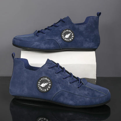 MAEDEF mocassins pour hommes léger conduite décontracté fond mince chaussures plates semelle souple confortable antidérapant à lacets chaussures de marche hommes