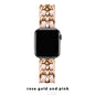 Bracelet en métal pour femmes, pour Apple Watch Band 10 9 8 Ultra 46mm 42mm 49mm 7 SE 6 5 41mm 45mm 44/40mm, Bracelet en acier doré pour dames