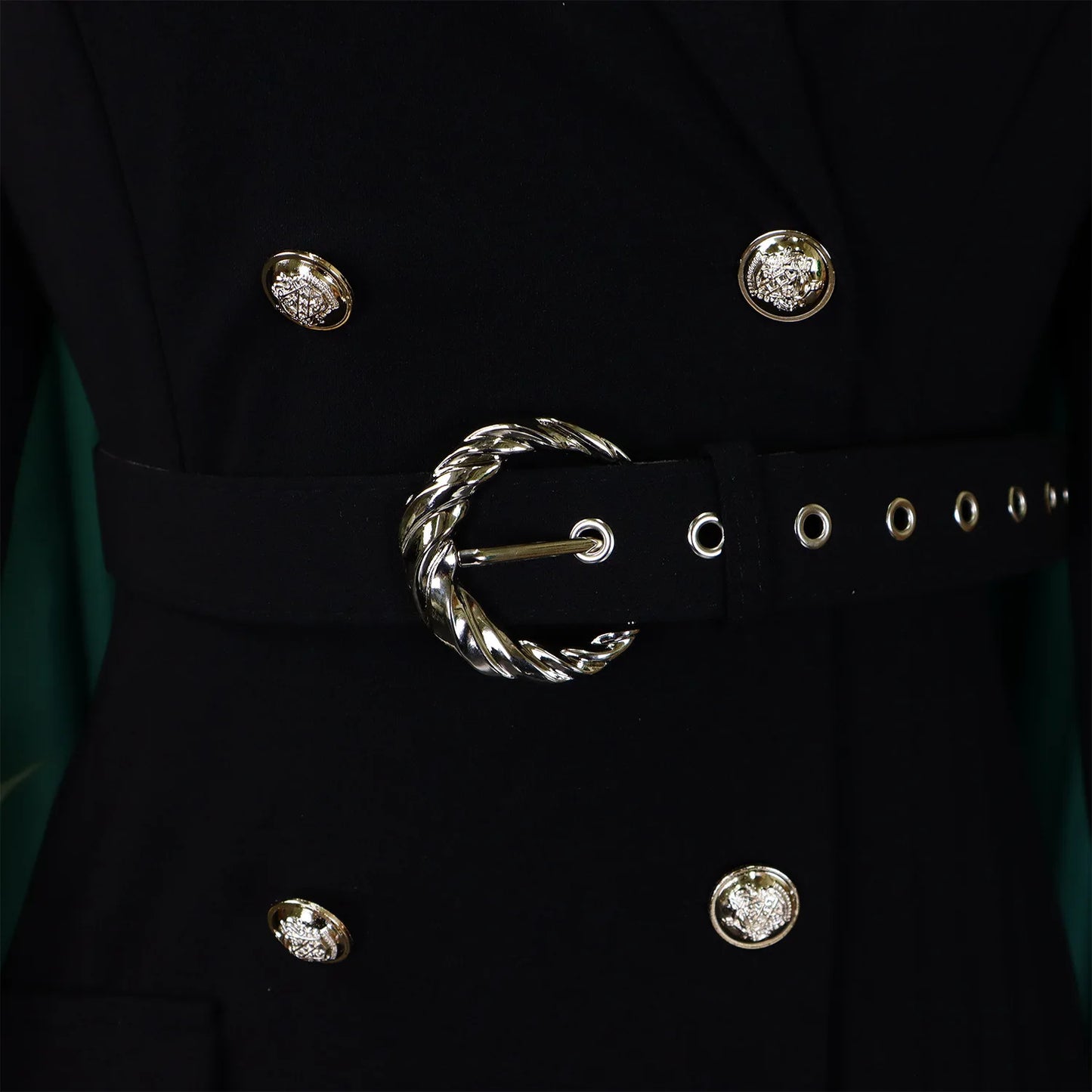 Robe plissée mi-longue à col de costume, taille haute, à la mode, nouvelle collection automne 2025