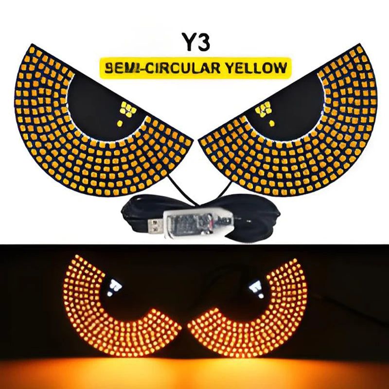 Écran d'affichage de panneau de pixels matriciel LED pour camion, Flexible, rvb, USB, 5V, motif de voiture, Graffiti, texte, projecteur, boutique d'animation, barre de rappel