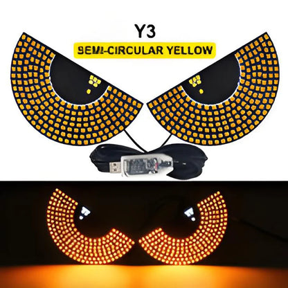 Écran d'affichage de panneau de pixels matriciel LED pour camion, Flexible, rvb, USB, 5V, motif de voiture, Graffiti, texte, projecteur, boutique d'animation, barre de rappel