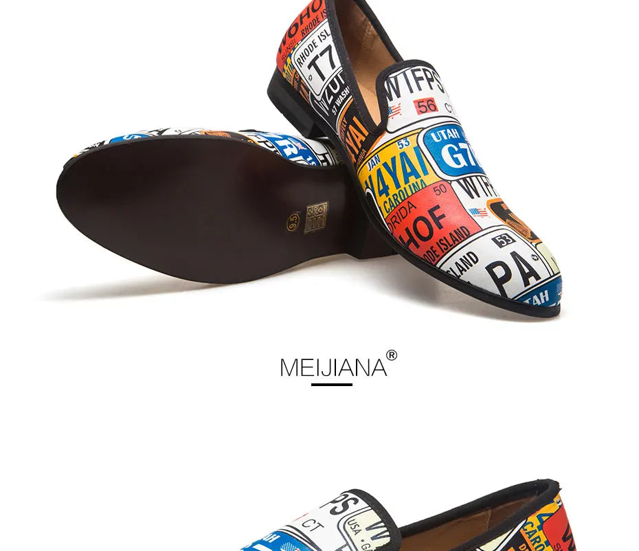 Mocassins College de style britannique pour hommes, chaussures décontractées pour hommes, chaussures respirantes pour gentleman, robe de mariée, chaussures queFormal pour la fête, taille 47