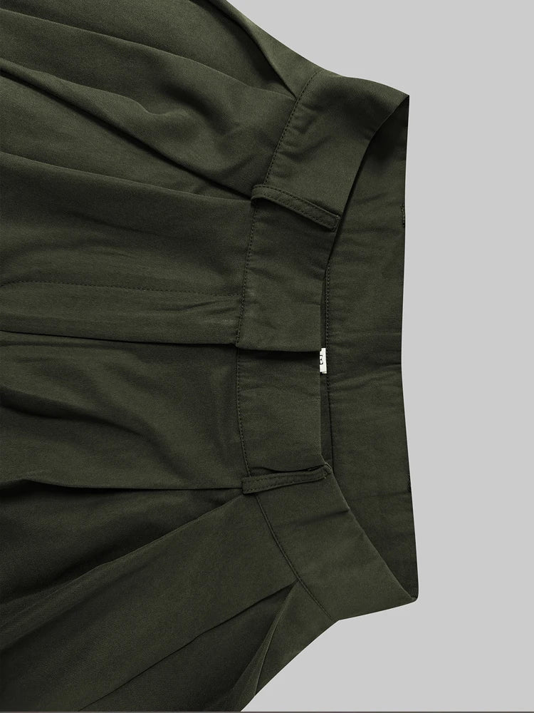 Mode femmes Baggy pantalon été 2025 Vintage ample taille haute jambe large noir pantalon pour femme vêtements surdimensionné