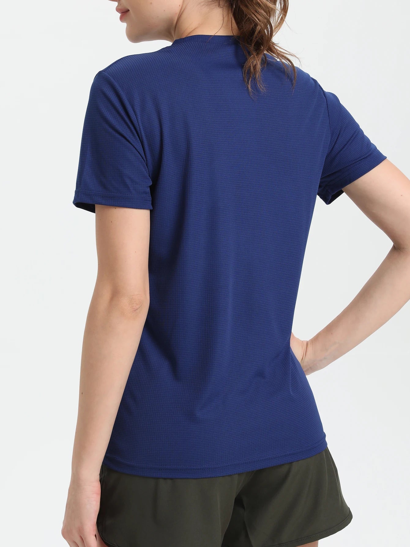 T-Shirt de Sport ultraléger à séchage rapide pour femmes, couleur unie, léger et respirant, chemise de Compression de gymnastique de course