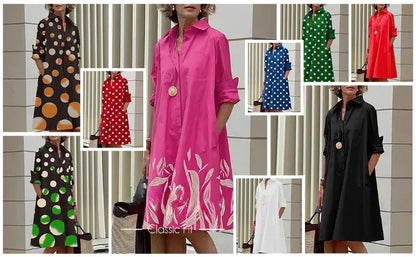 Mcdv-Robe chemise blanche longue pour femme, robe coréenne décontractée, robe rétro, cardigan asymétrique, taille moyenne, printemps et automne