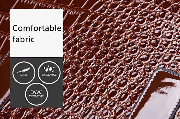 Sacs à main à imprimé crocodile pour femmes, sac fourre-tout, sangle réglable, poignée supérieure, grande capacité, sacs à bandoulière, travail, voyage, cadeau