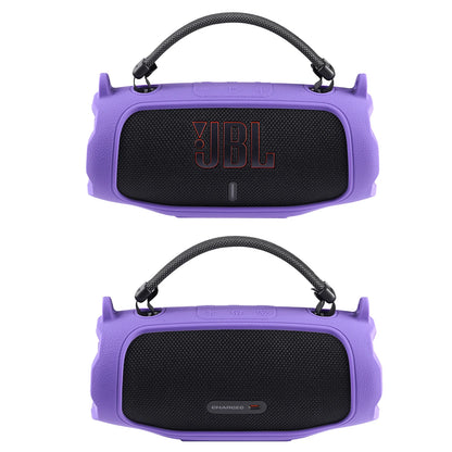 Étui de transport en Silicone pour haut-parleur Bluetooth Portable, housse de protection souple avec bandoulière pour haut-parleur JBL Charge 6
