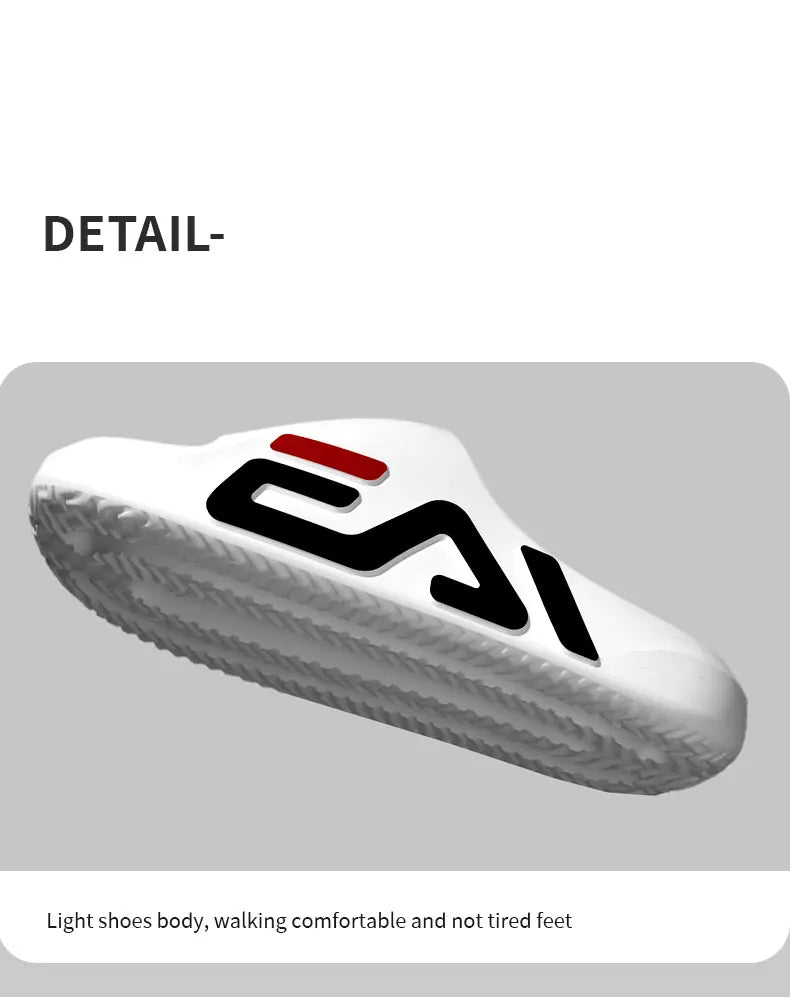 Semelle Extra épaisse hommes coussin d'air doux pantoufles décontractées sandales EVA tongs de mode en plein Air été bord de mer chaussures de plage