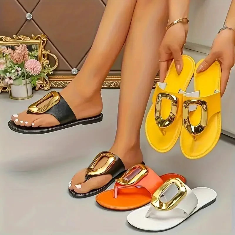 Femmes mode pantoufles sans lacet anti-dérapant tongs été plage pantoufles de luxe sandales plates décontracté chaussures de créateur diapositives femmes