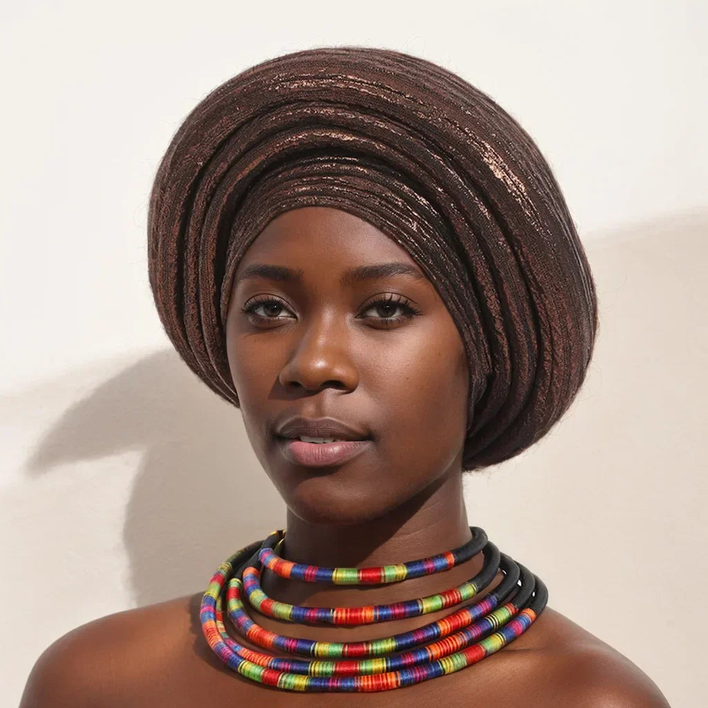 Cravate de sauna africaine, casquettes de documents solides, chapeaux de soirée, tenues musulmanes, chapeau turban, mode d'été et d'automne